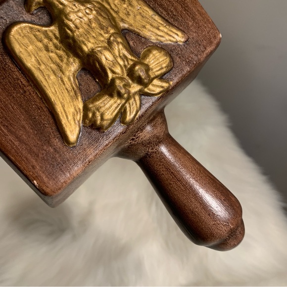 Vintage Ceramic Wall Mount 1972 Gold Eagle Pocket Mailbox Gold Eagle - Picture 12 of 15